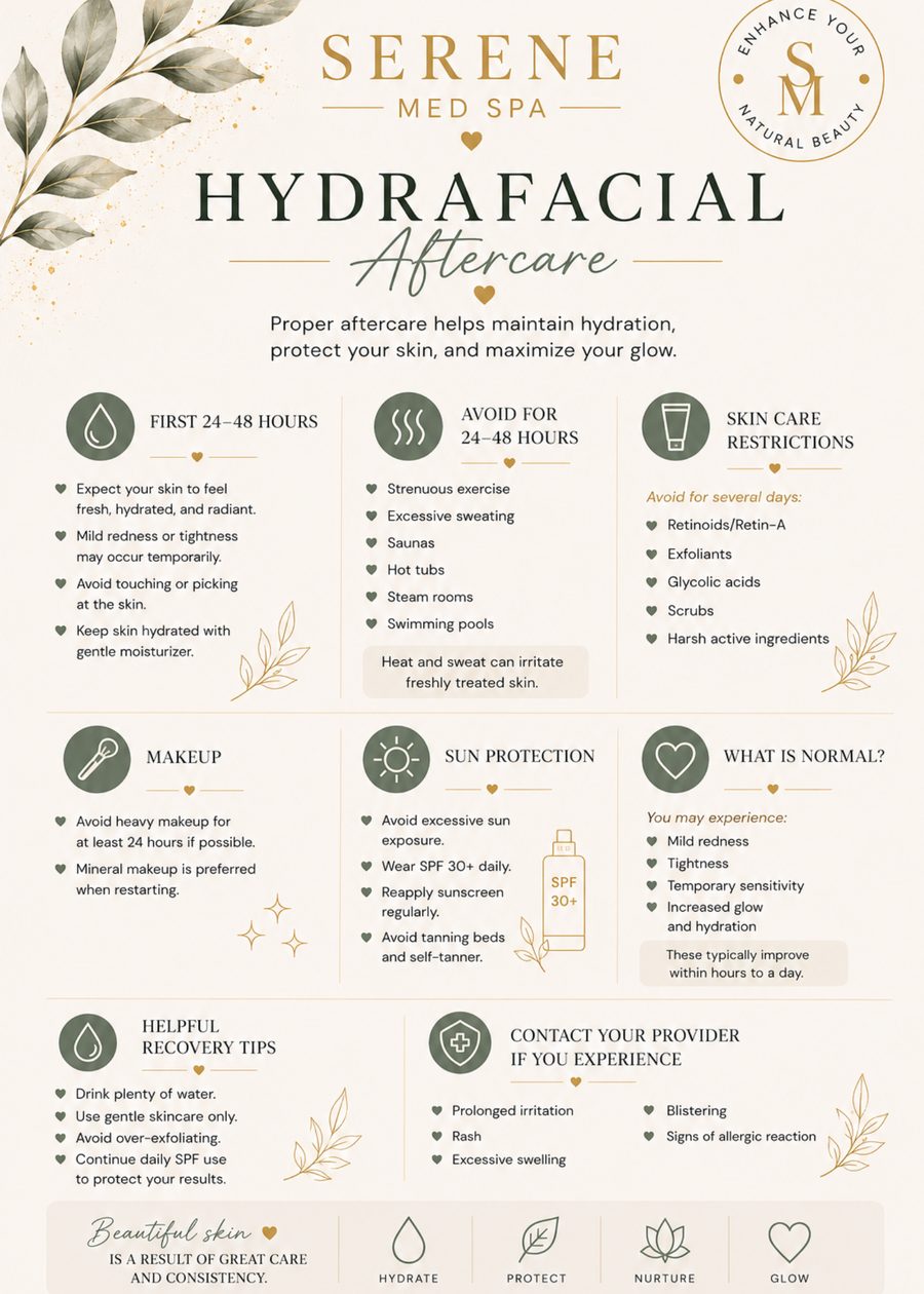 HydraFacial aftercare instructions