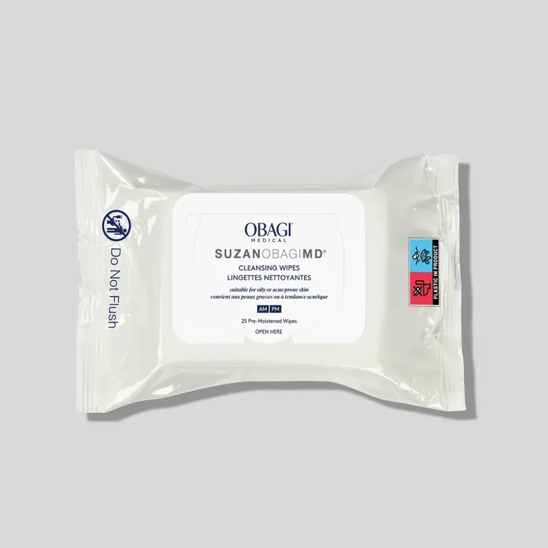 SUZANOBAGIMD Acne Cleansing Wipes 25 ct
